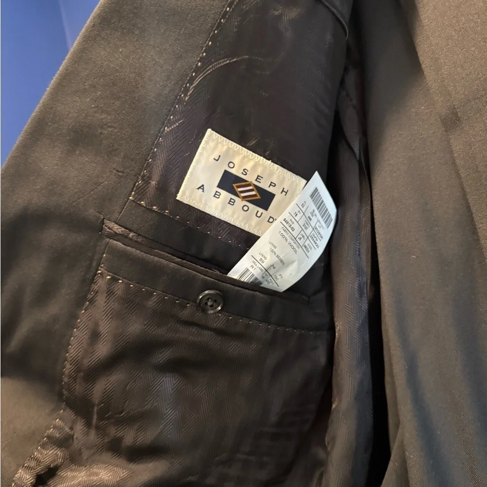 Joseph Abboud Black Sport Coat with Notched Lapels